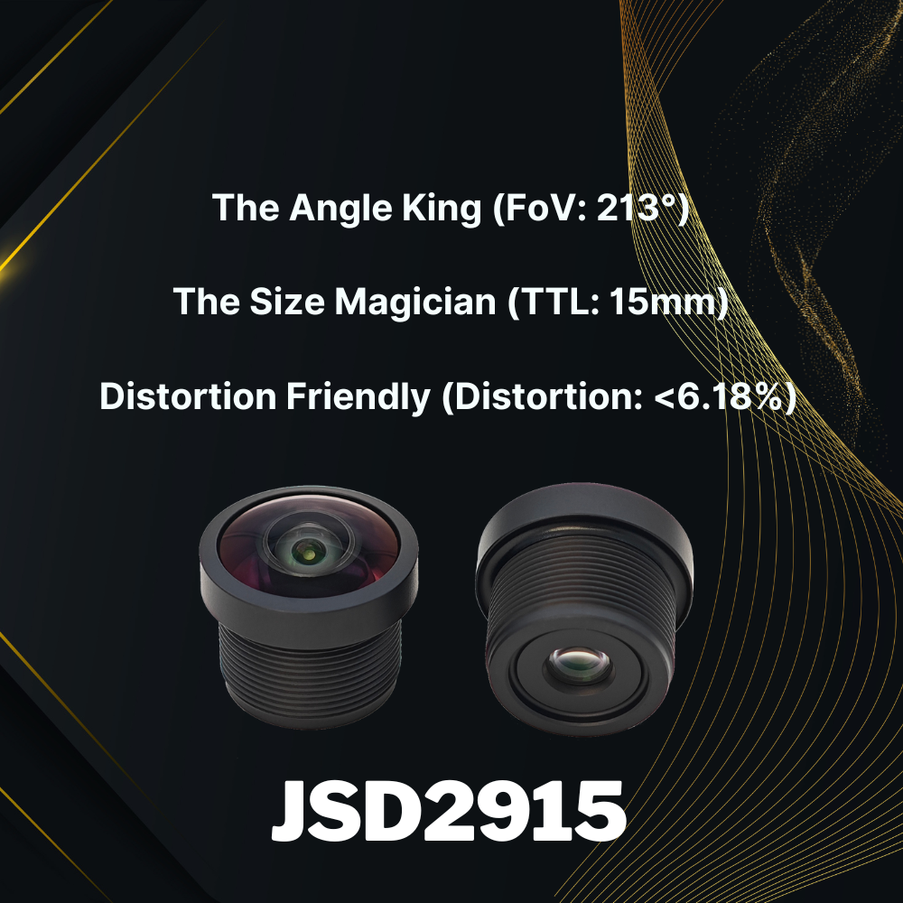 Big Angle, Small Size, New Vision: The JSD1524 Lens Ushers in a New Panoramic Era!