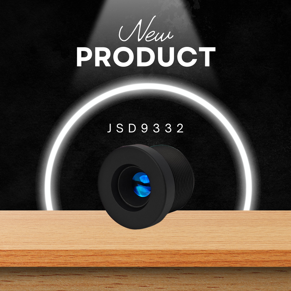 JSD9332 9.3mm Optical Lens M12x0.5 Mount 2MP Resolution